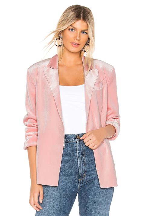 Norma Kamali Double Breasted Jacket in Dusty Pink | REVOLVE