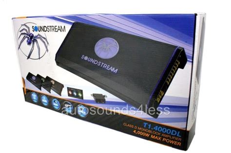 Buy NEW Soundstream Tarantula T1.4000DL 4000 Watts Mono Class D ...