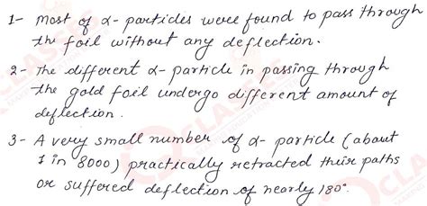 Class 12 ISC Physics Important Notes Chapter Atoms
