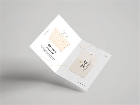 Free gift card mockup - Mockups Design