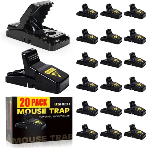 Amazon.com : TwinTech Stainless Steel Mechanical Mouse Traps - 4"x2"x2 ...