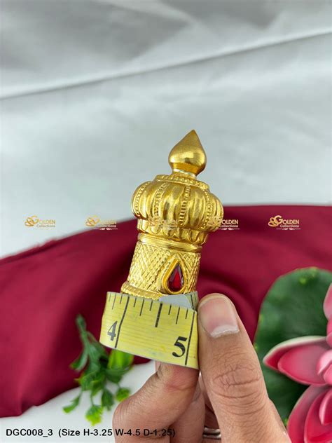 Goddess VS Keeritam Gold Plated Crown DGC008 for God Idols – Golden ...
