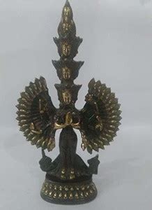 Kartique Brass Glorious Murti of Eleven-Headed -Thousand Armed ...