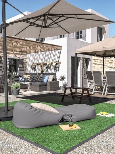 RUNNEN Floor decking, outdoor, artificial grass - IKEA