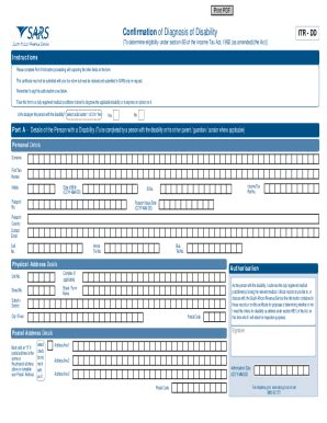 2023-2025 Form ZA SARS ITR-DD Fill Online, Printable, Fillable, Blank ...