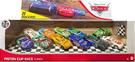 Buy Disney Pixar Cars Piston Cup Race Die-Cast 11 Car Gift Pack Style 2 ...