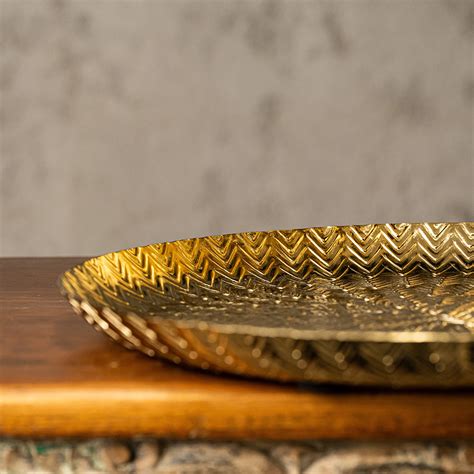 Sona Hammered Tray – Peacock Life by Shabnam Gupta