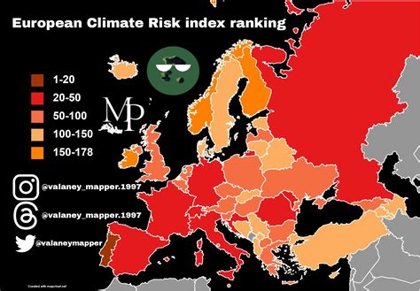 European Climate Risk index ranking : r/MapPorn