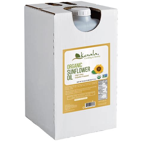 Organic Sunflower Oil 35 lb – Kevala