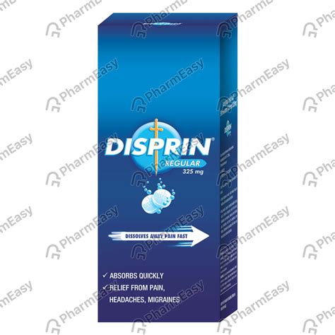 Disprin Regular 325mg Effervescent Tablet: Uses, Side-effects, Price ...