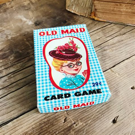 Sealed Vintage Old Maid Card Game, Playing Cards, E.E. Firchild Corp ...