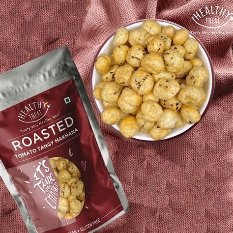 Buy HEALTHY TREAT ROASTED MAKHANA- PUDINA, CHAATMASALA, & TOMATO TANGY ...