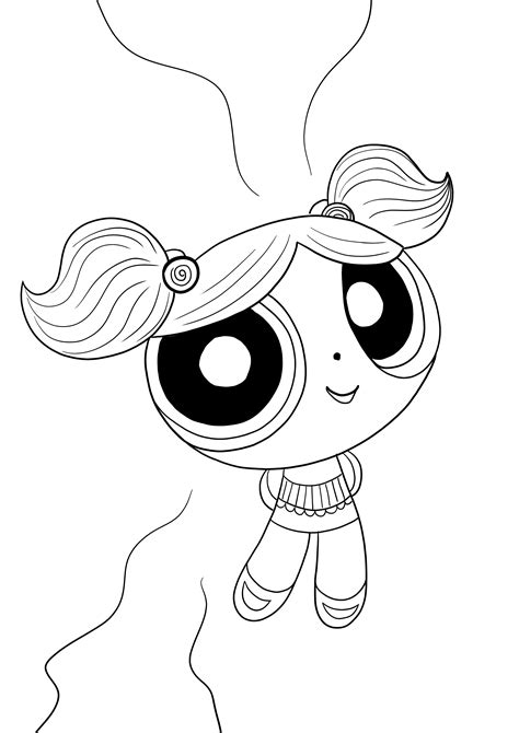 Bubbles Powerpuff Coloring Pages at Evelyn Vaughn blog