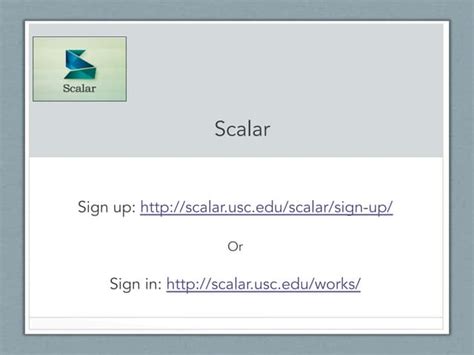 Image result for Scalar Tutorial