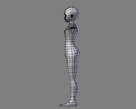 Female body base 3D - TurboSquid 1359942