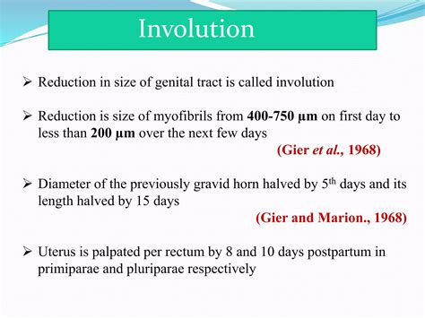 Image result for Uterine Involution