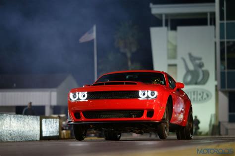 The 2018 Dodge Challenger SRT Demon with 840 HP is the World’s fastest quarter-mile production ...