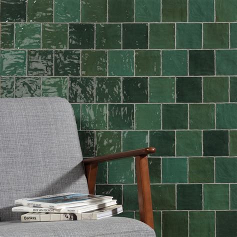 Trinity Green Matte 4x4 Ceramic Wall Tiles - Portland Direct Tile & Marble