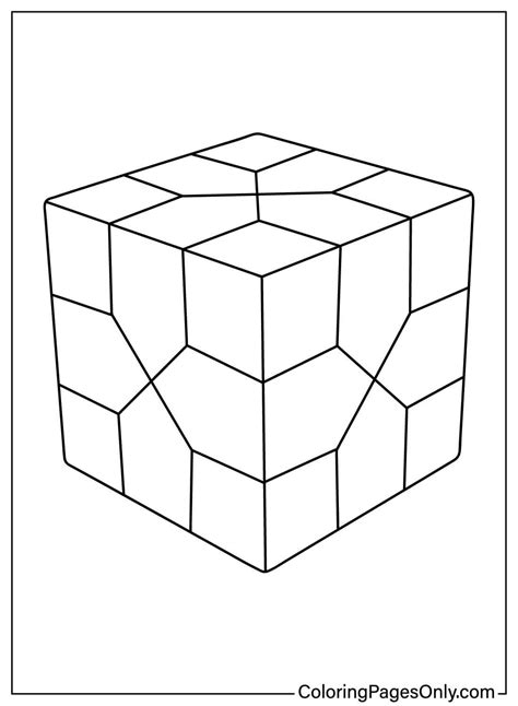 30+ Rubik's Cube Coloring Pages - Free Printable PDF & Online Coloring