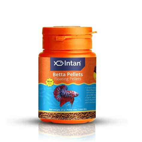 Intan Betta Pellets (1mm Floating) | 27gm - Highly Nutritious ...
