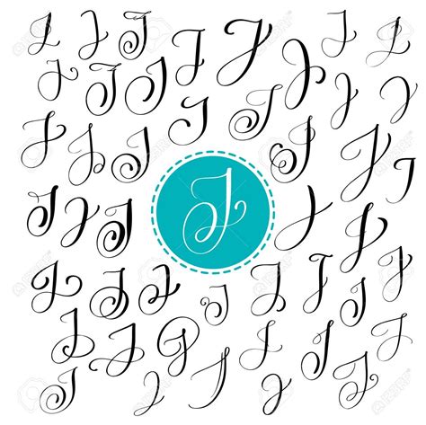 20 ways to write the letter J by @letteritwrite • see also the video of ...