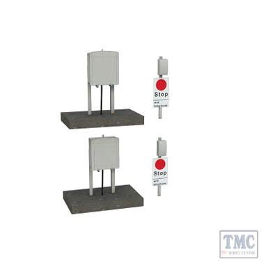 44-0500 Scenecraft OO Gauge Lineside Relay Boxes and Telephone