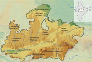Madhya Pradesh Geography, Map of Madhya Pradesh , Climate of Madhya ...