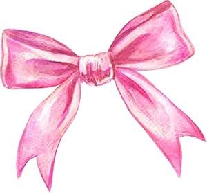 Beautiful Dainty Watercolor Ribbon Art Cartoon Vinyl Sticker (8" Wide ...