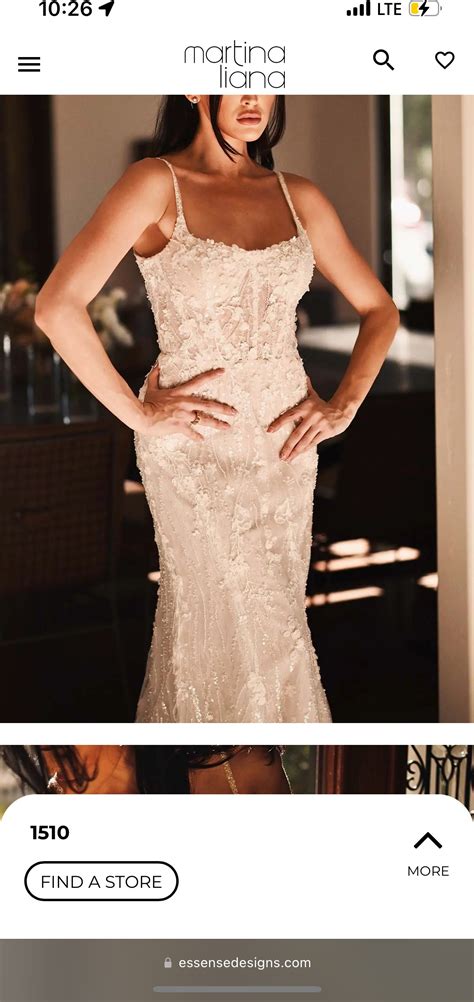 Martina Liana, 1510 New Wedding Dress Save 10% - Stillwhite