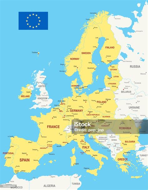 European Union Map Detailed 的图像结果