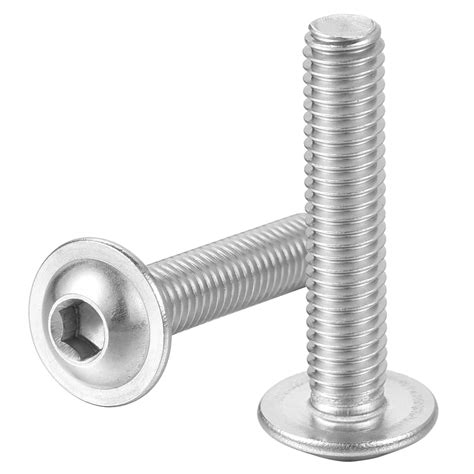 M5-0.8 × 20MM Flanged Button Head Socket Cap Screws 304 Stainlss Steel ...