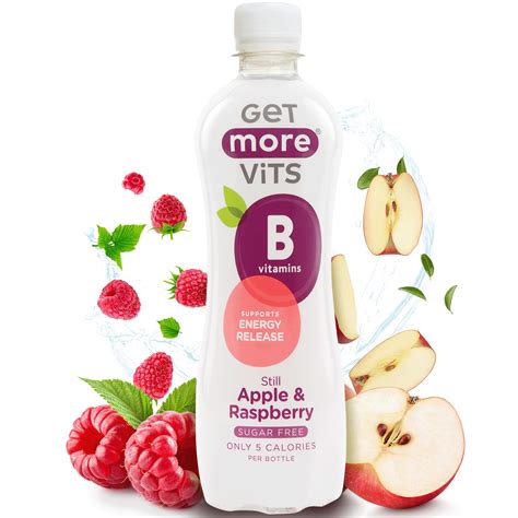 Buy Get MoreVits - B s Still Apple & Raspberry Flavoured Spring Water ...