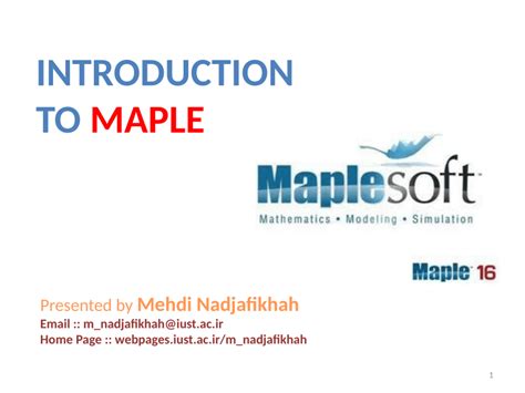 Introduction to Maple 的图像结果