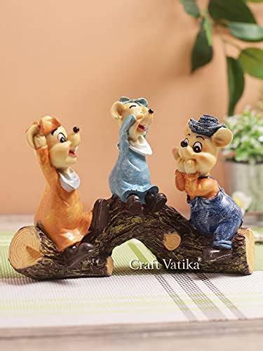 Buy OSTNKART Welcome Dog Showpiece White Resin 4 * 5.5 Inch Statue for ...