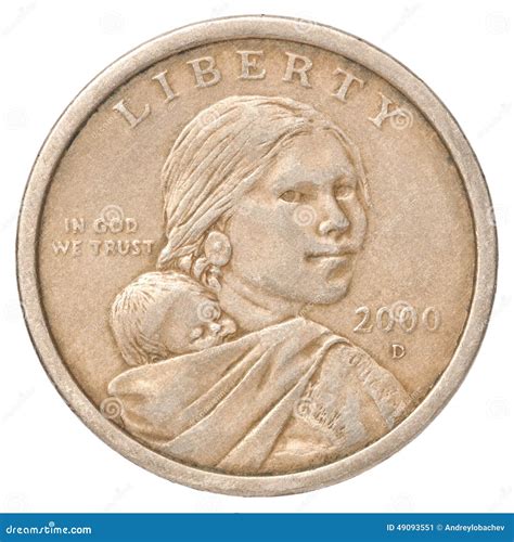 Una Moneda De Dólar Americano Imagen de archivo - Imagen de macro ...