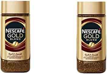Nescafe Gold Blend Rich and Smooth Coffee Powder, 200g Glass Jar ...