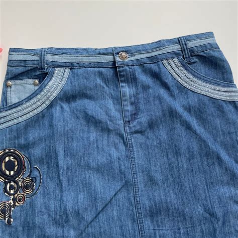 Vintage Denim Long Skirt-Waist 36 – Outdated