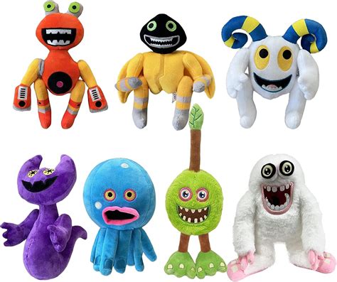 Amazon.com: WESOPAN 7pcs My Singing Monsters Plush, 12 Inch Soft ...