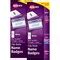 Avery Clip Style Name Badges, 2-1/4" x 3-1/2", (2 Pack of 74651), Color ...