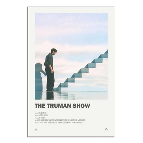 De Truman Show Poster THE TRUMAN SHOW French Movie Poster 23x63 In.