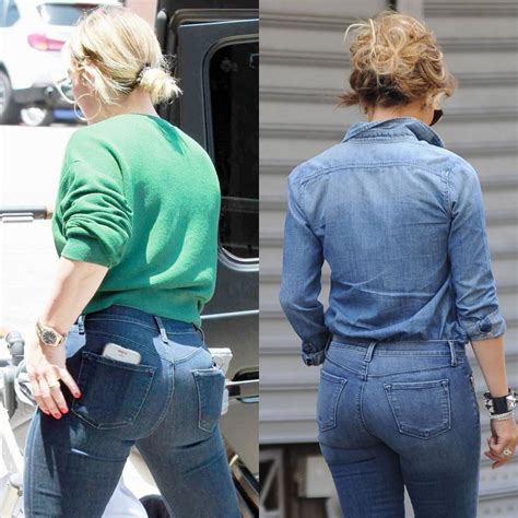 Booty in Jeans : Hilary Duff vs Jennifer Lopez : r/CelebBattles
