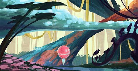 Forest Animation / Background Art on Behance