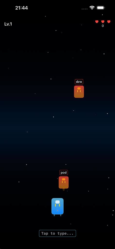 StarType - Fast-Paced Typing Space Adventure | iOS & macOS App | Cihat ...