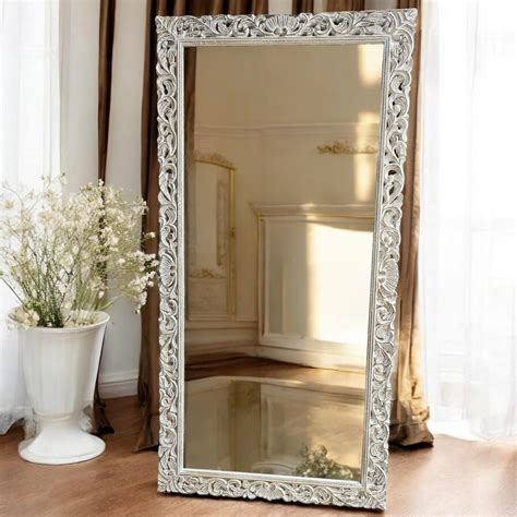 Buy AESTHETIC DECOR Rectangular Wooden Carved_Full Length_RACTANGULAR ...