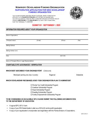 Fillable Online New Participant Application - Florida Department of ...