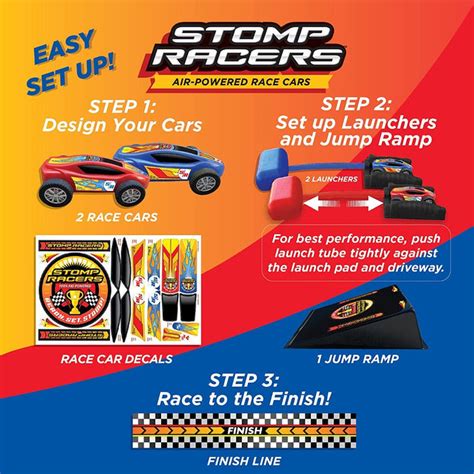 Win Magic Stomp Racers Dueling Car Launcher — Toycra