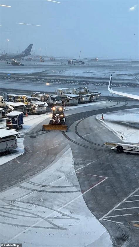 Chaos as ground stop issued at New York's major airports due to intense ...