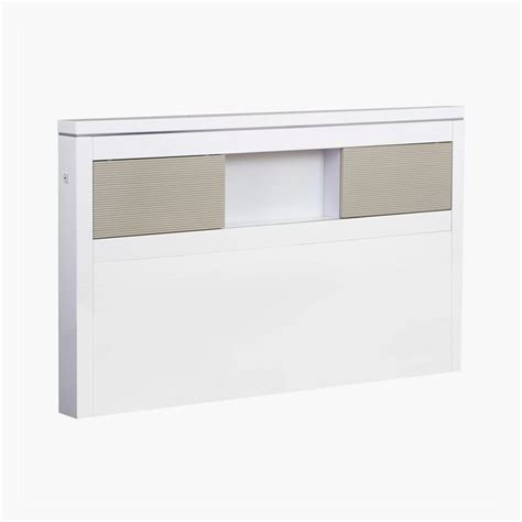 Buy Alps Queen Headboard with Storage - White from Home Centre at just ...