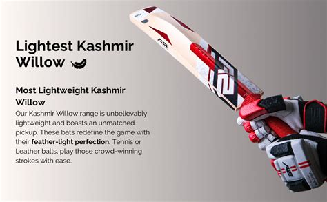 A2 Cricket Kashmir Willow Bat- Crest, Lightweight & Balanced, Short ...