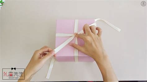 打包礼物怎么系绳最新素材